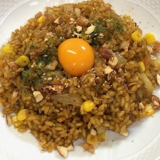 レンジで１合炊き込みご飯　スパイシー⁈カレーピラフ